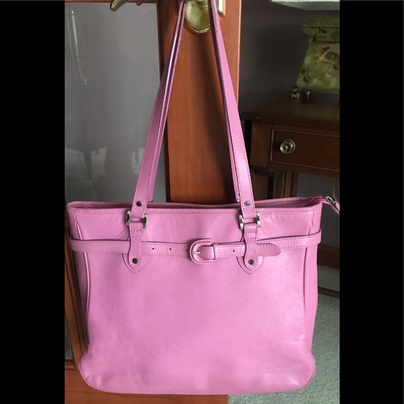 SOLD - Jack Georges Bright Pink Shoulder Bag - GUC - Picture 16 of 16